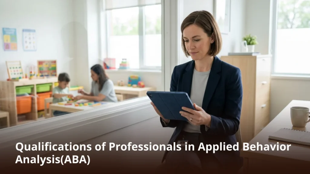 Qualifications of Professionals in ABA Applied Behavior Analysis -Almabehavioralsolutions