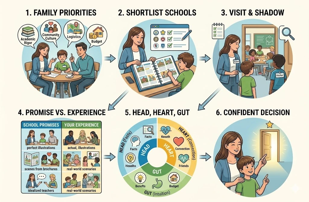 A Step-by-Step Process for Choosing the Right School After School Shadowing - Almaaba