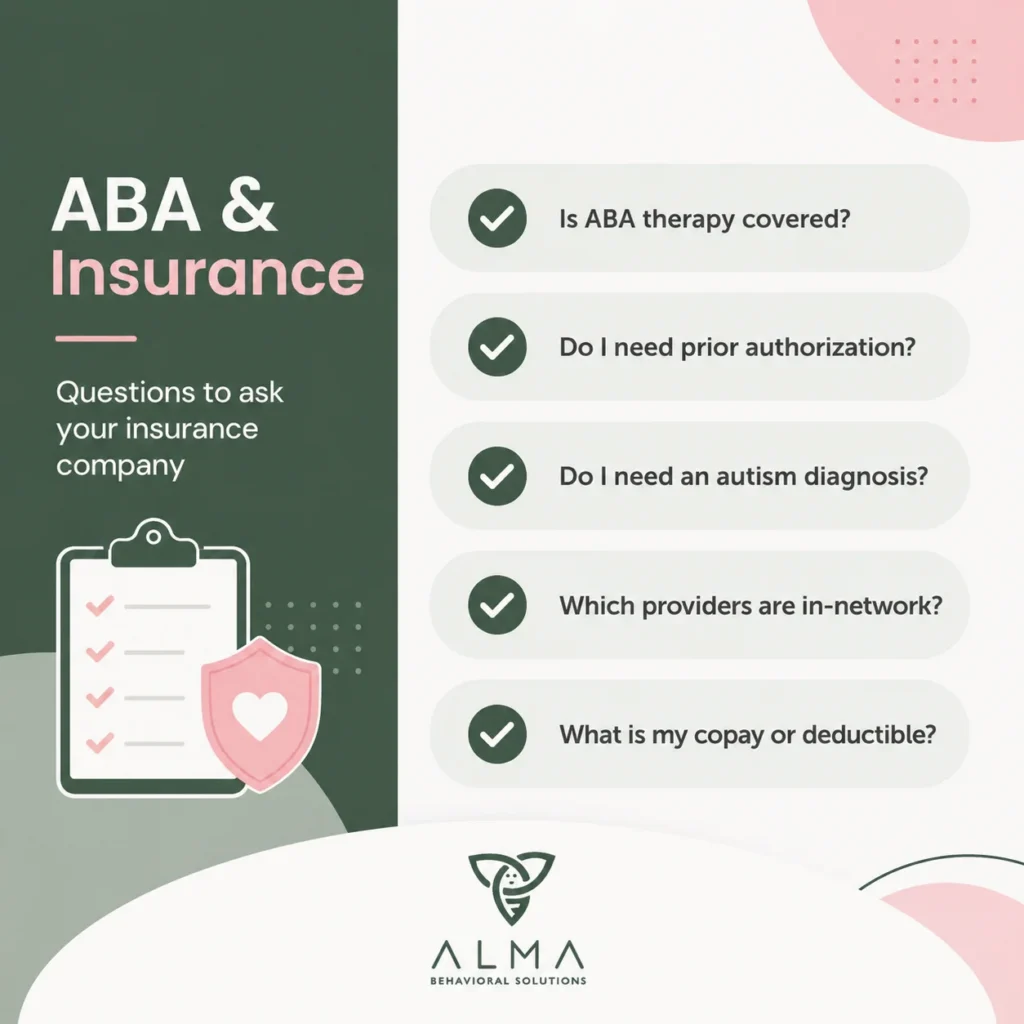 How to Start ABA Therapy – Step 2 Check Insurance and ABA Coverage - Almabaa
