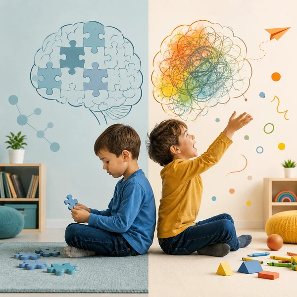 Difference b/w Autism Vs ADHD - Alma