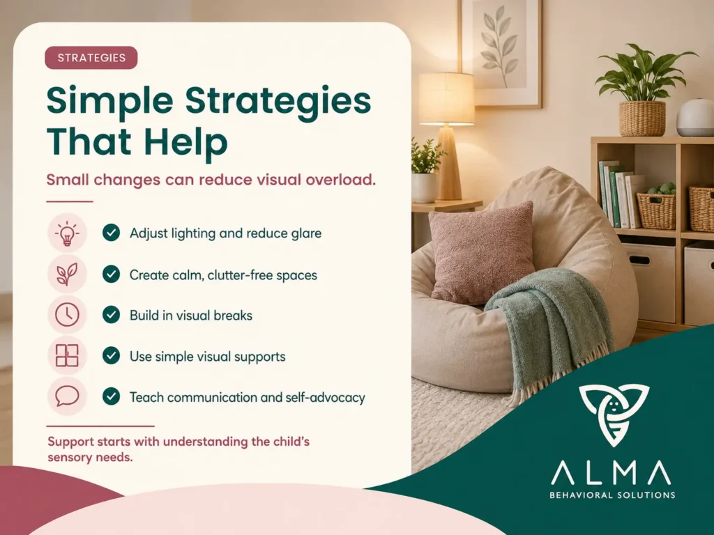 Practical Strategies to Reduce Visual Sensory Overload - Almabaa