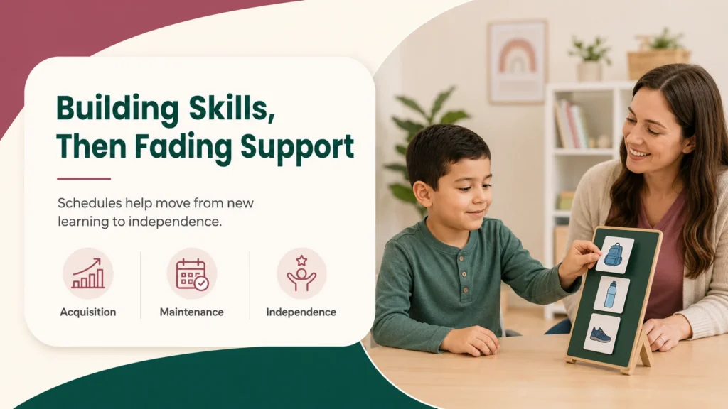The Role of Reinforcement Schedules in Behavior and Skill Development