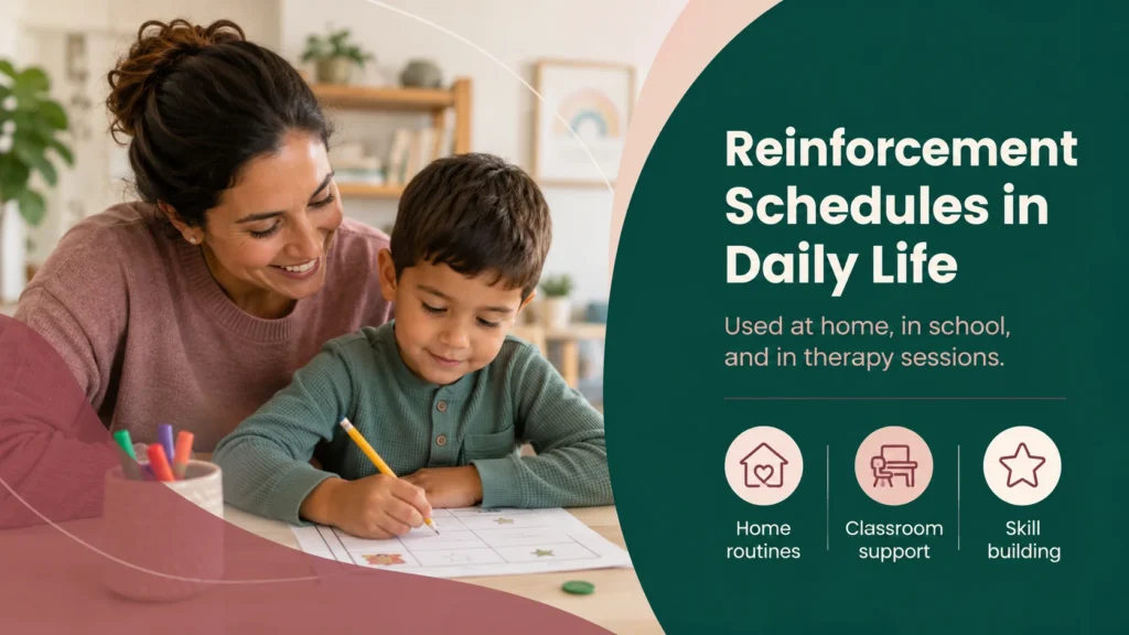 Using Reinforcement Schedules at Home and in Education