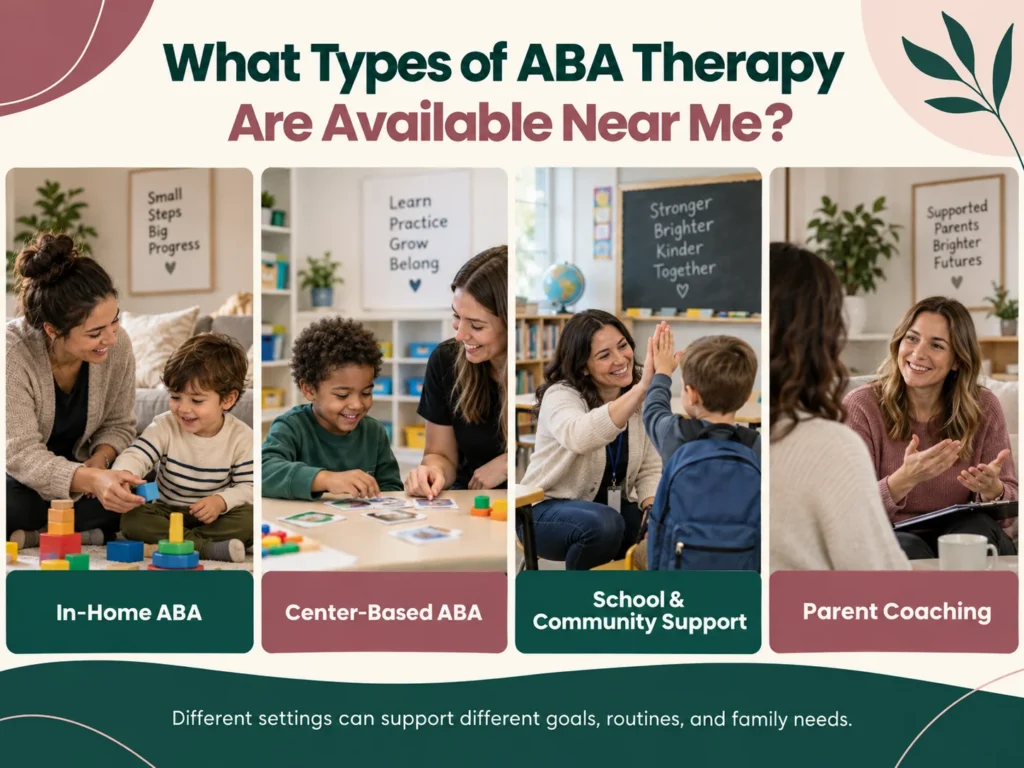 Types of ABA therapy near me - ALMA