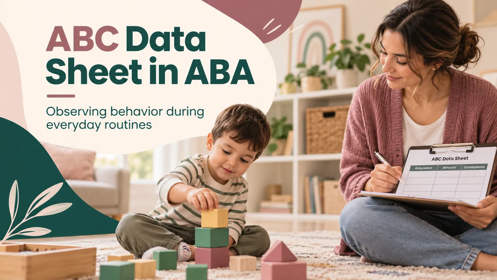 ABC (Antecedent Behavior Consequence) Data Sheet - ALMA