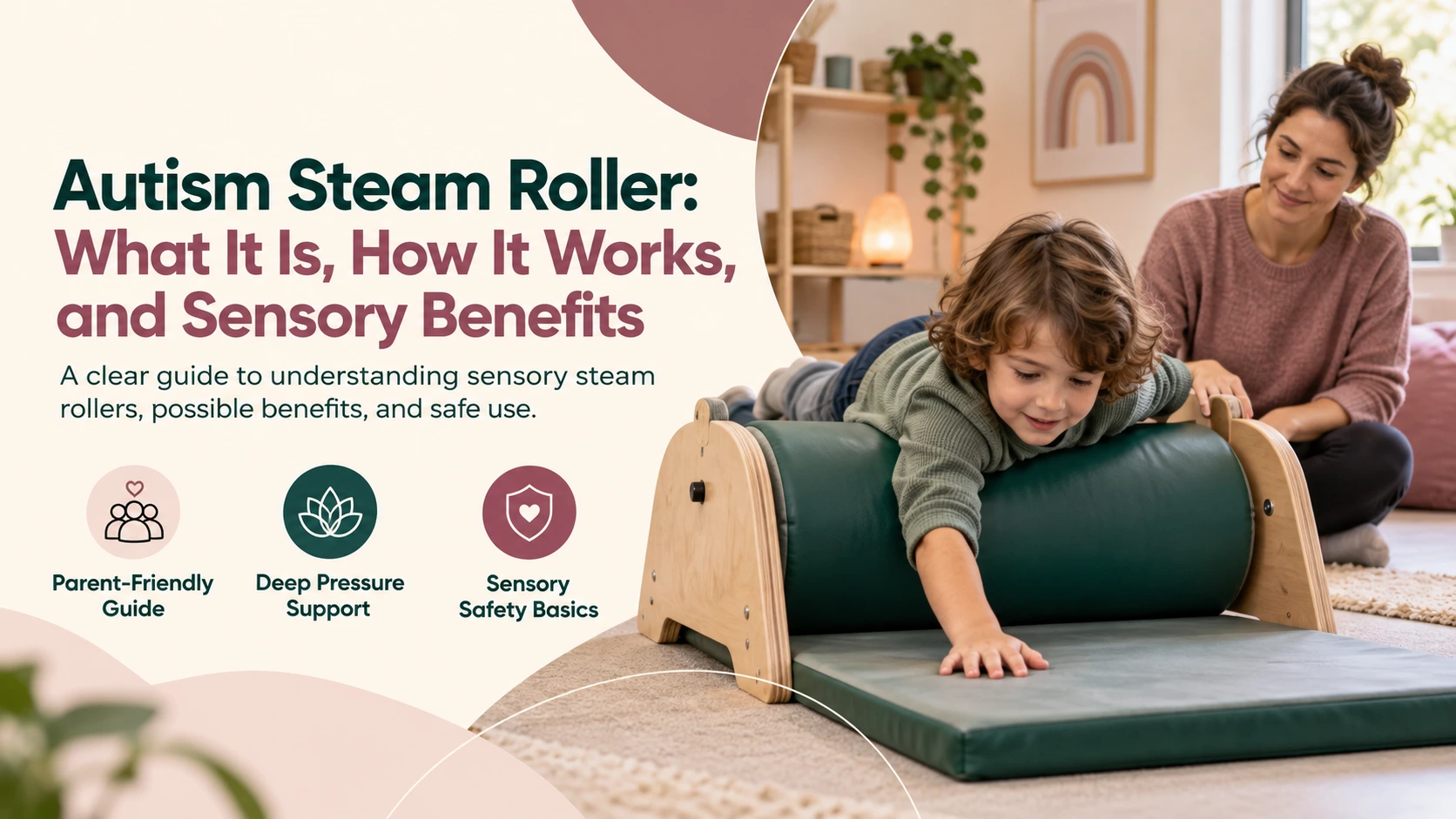 Autism Steam Roller for Sensory Benefits and Body Awareness - Almabehavioralsolutions