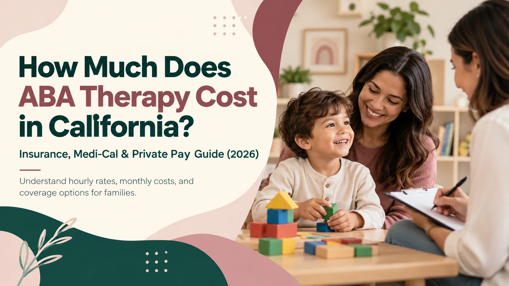 How Much Does ABA Therapy Cost in California Insurance, Medi-Cal & Private Pay (2026) - ALMA